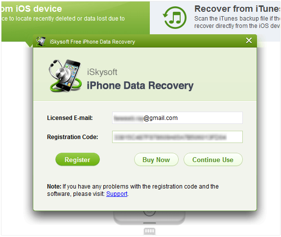 iskysoft data recovery registration code free